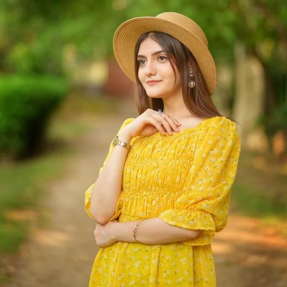 Yellow Chiffon Summer Frock Zara/Mango/Khaadi - Picture 4 of 4
